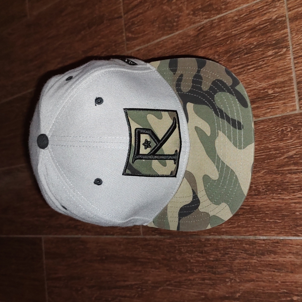 Routine Baseball Camo Embroidered Logo Hat Cap Size 7 3/8